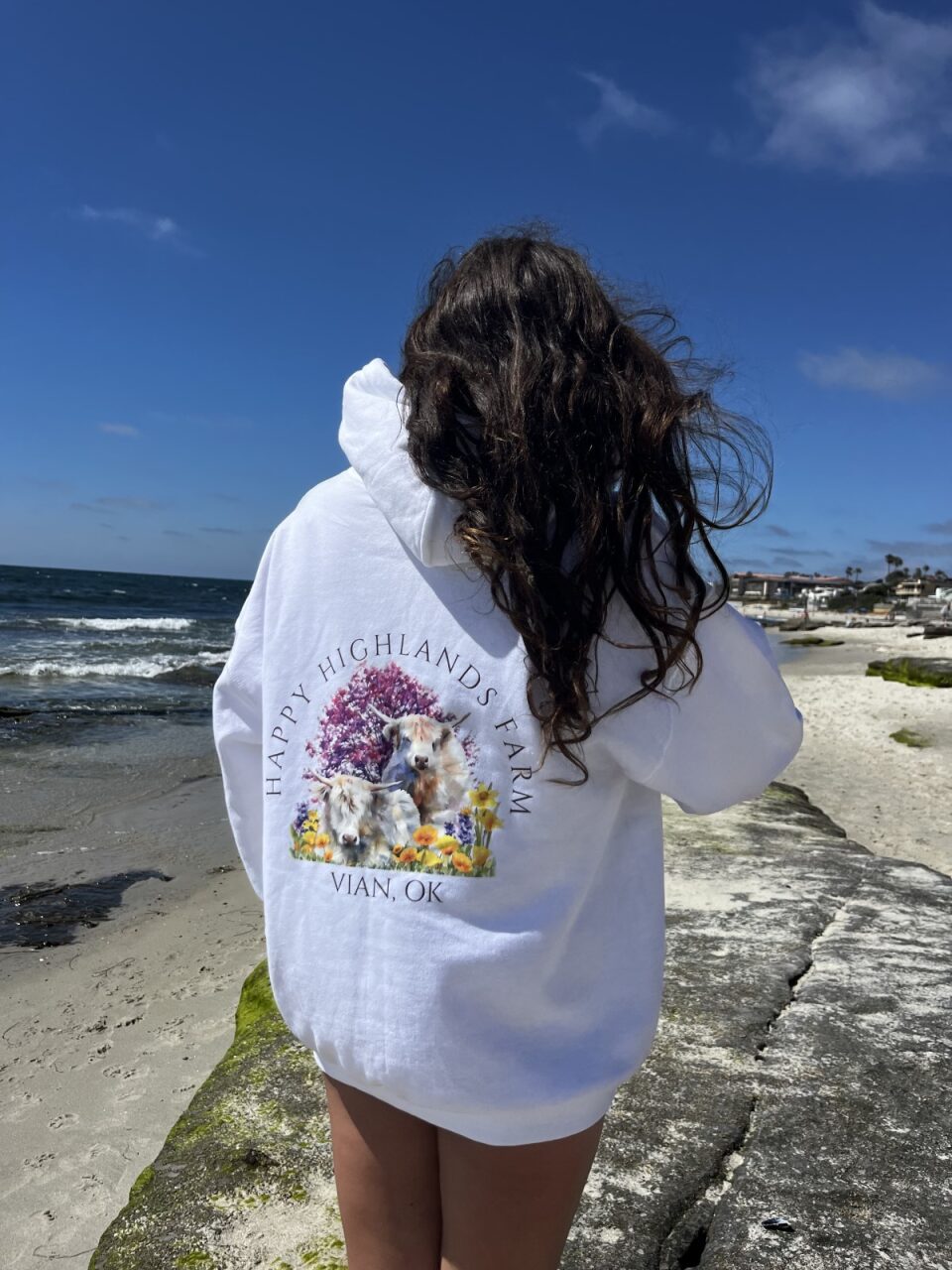 Gildan Hoodie - White
