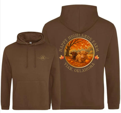 Just Hoods Hoodie-Brown