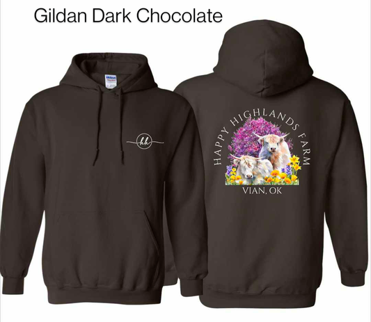 Gildan Hoodie - Chocolate