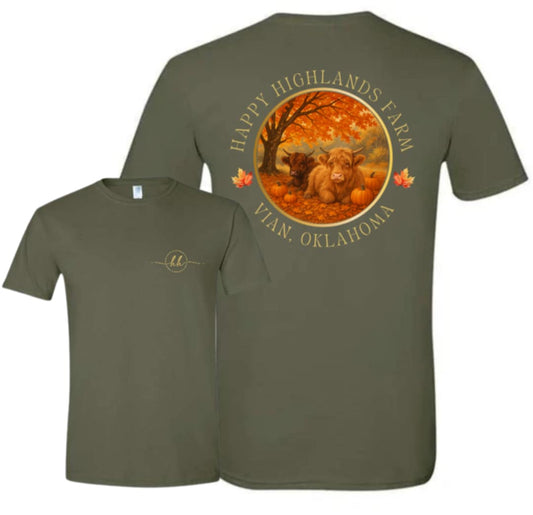 Tultex T-shirt-Olive Green