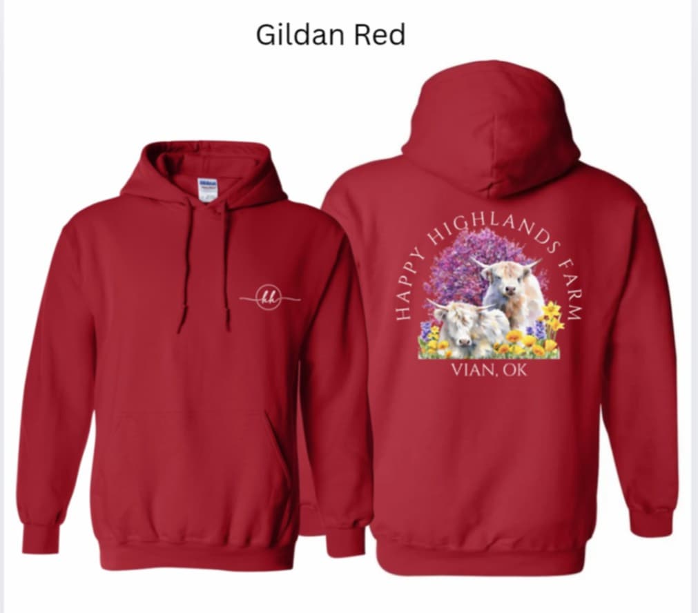 Gildan Hoodie - Red