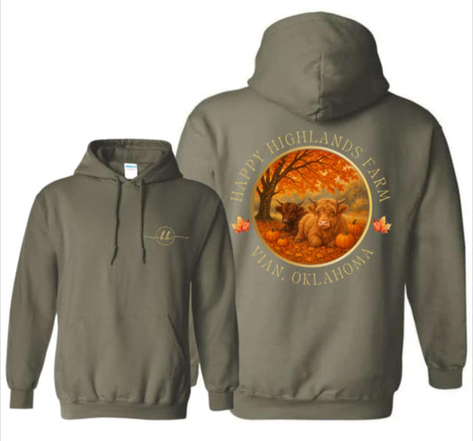 Gildan Hoodie-Olive Green